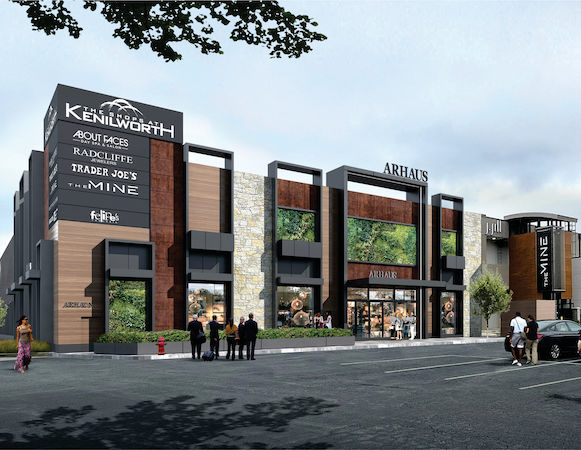 Kenilworth Entrance with shop names