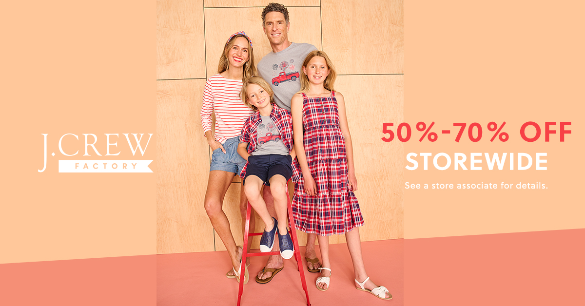 50-70% Off Storewide at J.Crew Factory! icon