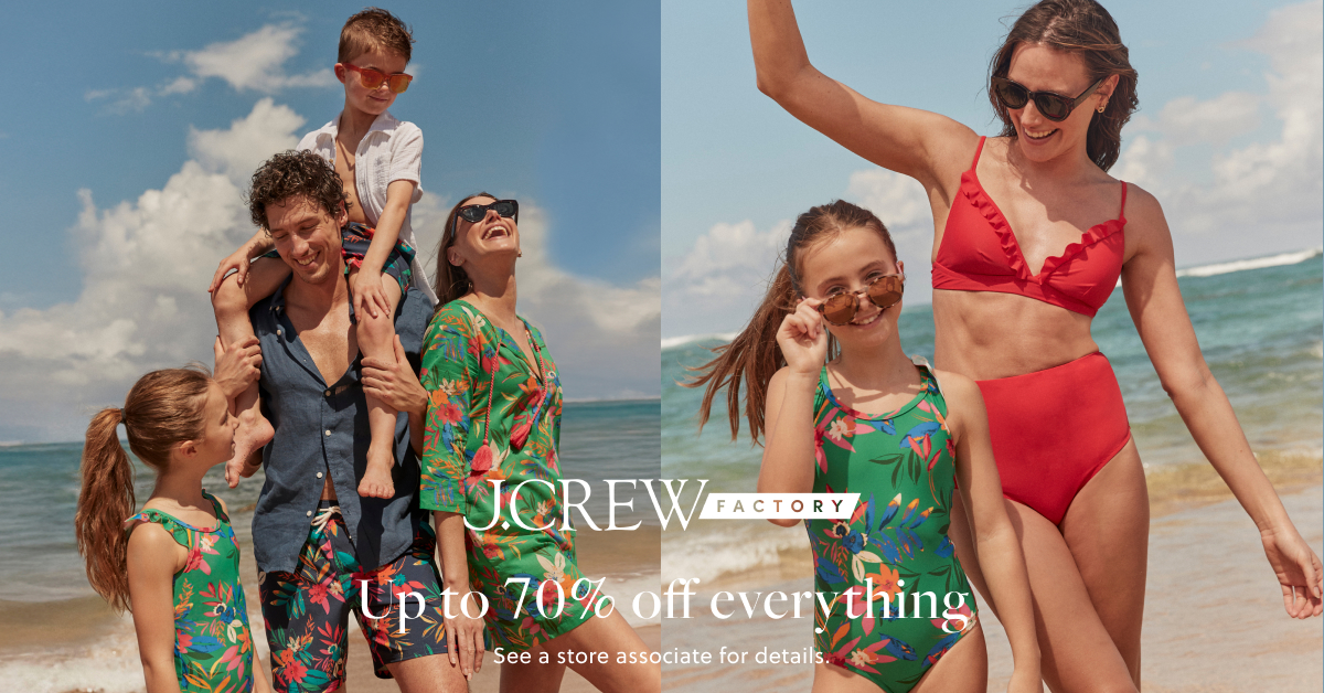 Up to 70% Off Storewide at J.Crew Factory! icon