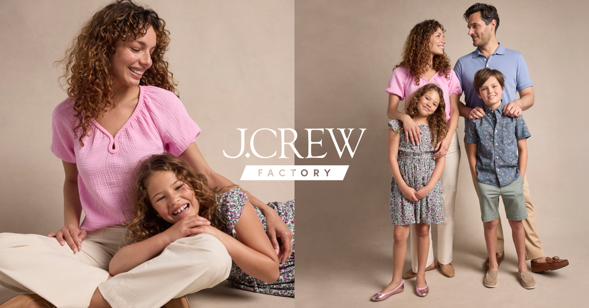 UP TO 60% OFF AT J.CREW FACTORY! icon